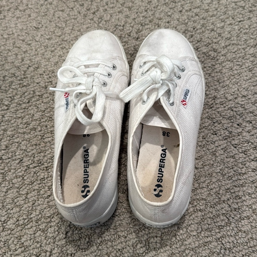 Superga 2790 platform shoes. Size US 7.5. EU 38